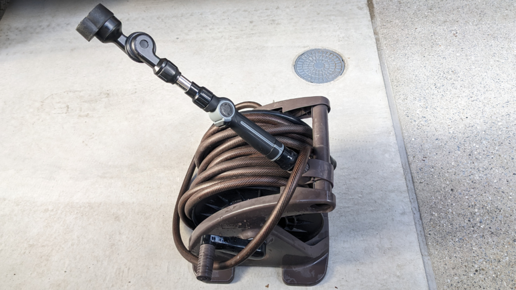 市販ホースリールとの接続全体像