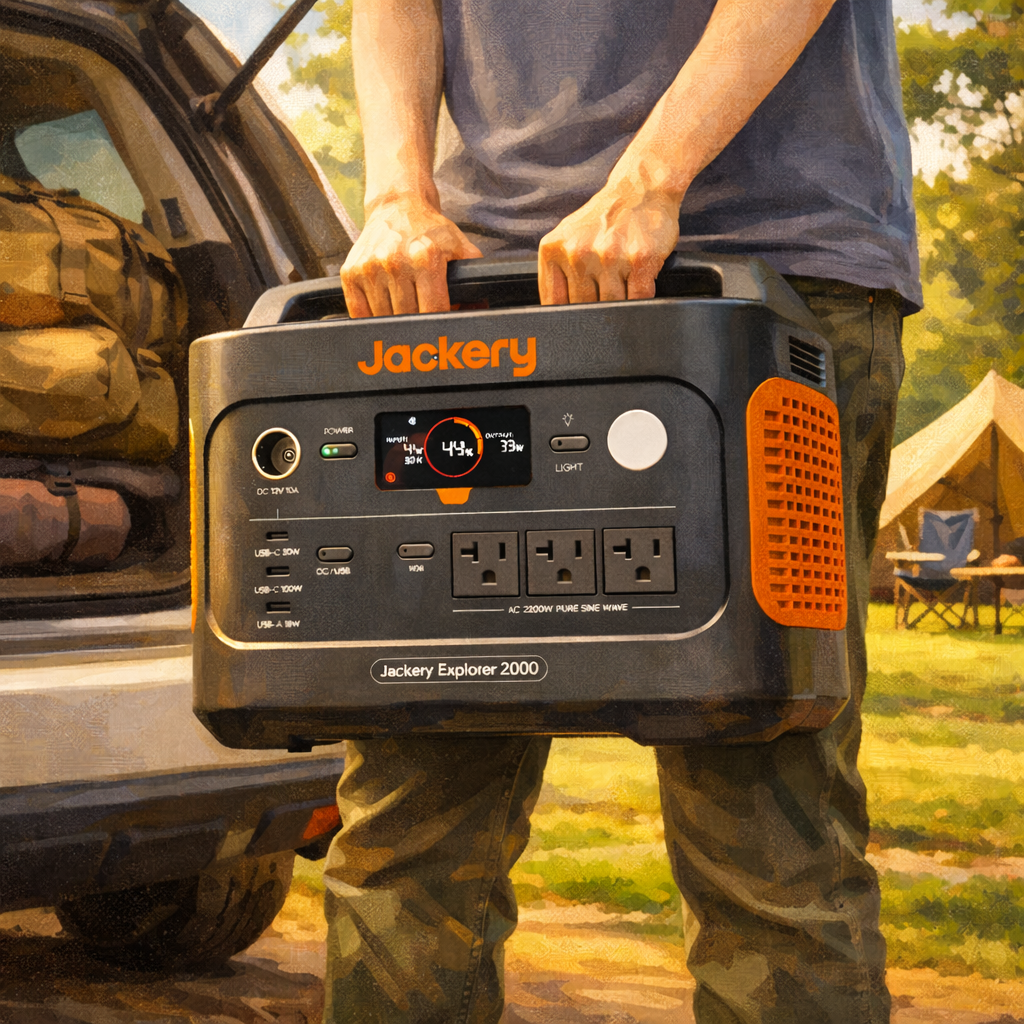 Jackeryは少し重い