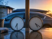 洗車の時間帯